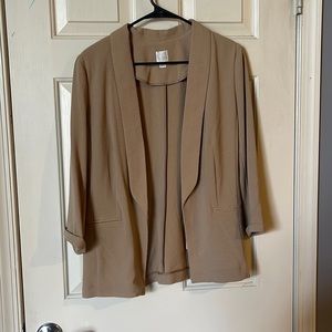 LC Lauren Conrad Camel Blazer